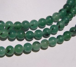 Green Jade Rounds, 6mm