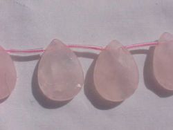 Rose Quartz Pendants, 30x22mm