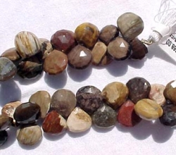 Wood Jasper Briolettes, 12-13mm