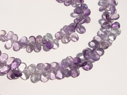 Amethyst Graduated Shades Briolettes, 12x8mm