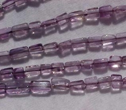 Amethyst Bricks Light, B Grade, 7x4mm