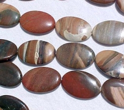 Sandstone Jasper Ovals, 29x19mm