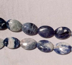 Sodalite Ovals, 13x18mm