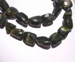 Vesuvianite Faceted Nuggets, 18x22mm