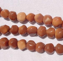 Dark Peach Jasper Nuggets, 9-10mm