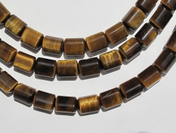 Tigerseye Triangular Barrels, 10x13mm