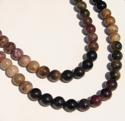 Multi Color Tourmaline Rounds, 12mm