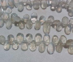 Rainbow Moonstone Polished Briolettes, 9x7mm