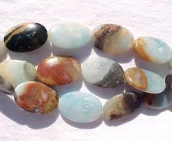 Amazonite Ovals, 18x25mm