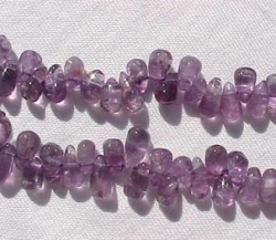 Amethyst Top Drill Teardrop Medium, 