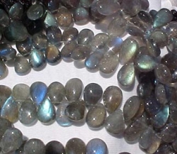 Labradorite Polished Briolettes, 11x8mm