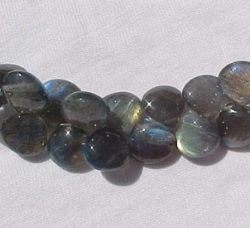 Labradorite Polished Briolettes, 9-10mm