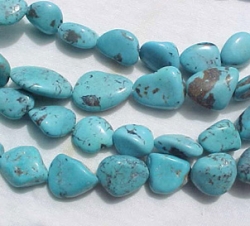 Tumbled Pebbles Deep Sky Blue, 18x12mm