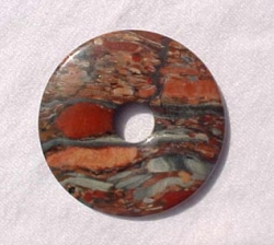 Breciated Jasper Donut, 50mm