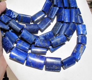 Lapis Lazuli Graduated Pillows, 14mm x 22mm