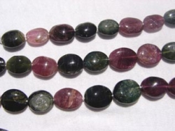 Multi Color Tourmaline Ovals, 10x13mm