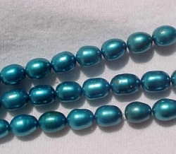 Capri Blue, 5-5.5mm rice