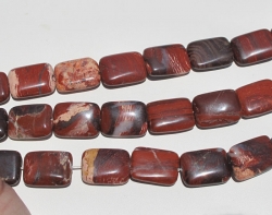 Red Jasper Pillows, 15x20mm