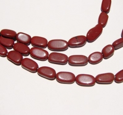 Red Jasper Ovals, 10x7mm