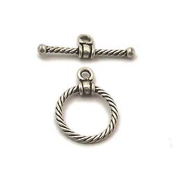 Fine Twist Rope Style Toggle, 13mm