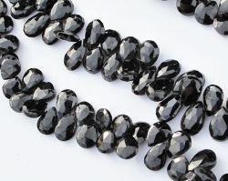  Best Buy - Black Spinel Briolettes, 12x8mm