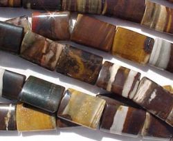 Wood Jasper Pillows, 20x15mm