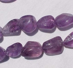 Amethyst Polished Nuggets, 14x26mm