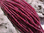 Red Garnet Rounds, 2-2.5mm