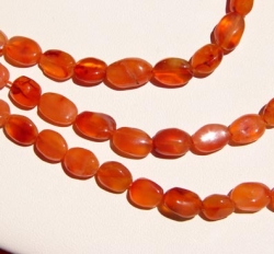 Carnelian Ovals, 9x7mm