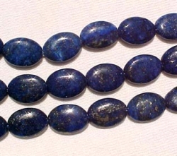 Enhanced Lapis Ovals, 13x18mm