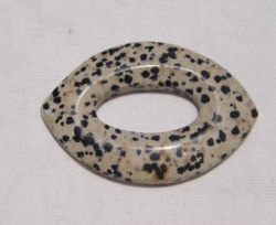 Dalmation Jasper Marquis Donut, 50x38mm