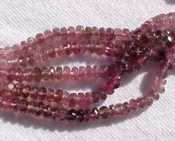 Pink Tourmaline Shaded, Graduated 2-4mm