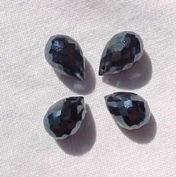 Mystic Sapphire Teardrop Briolettes, 11x7mm, each