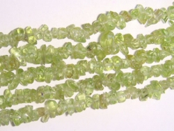 Peridot Chips, 6-7mm