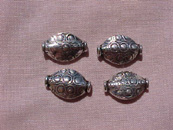 Bali Silver Etched Ovals