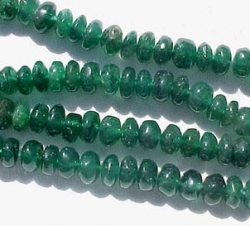 Emerald Green Adventurine Rondels, 5-6mm