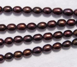 Dark Mahogany, 6.5-7mm rice