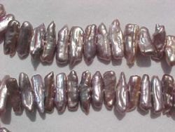 Deep Lilac Baby Biwas, 16x6mm