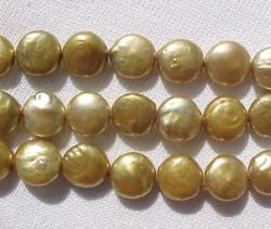 Burnished Gold Baby Coins, 8.5-9mm