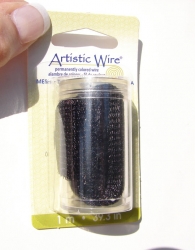 Artistic Wire Black Mesh, 18mm, 1-meter