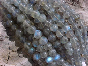 Blue Labradorite Rounds, 2mm 