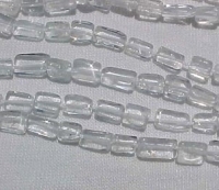 Clear Quartz Bricks, 9x7mm