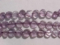 Lavender Amethyst Coins, 5-6mm