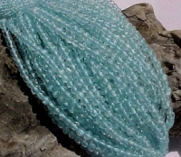 Blue Quartz Rounds, 3mm