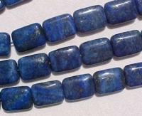 Enhanced Denim Lapis Pillows, 12x16mm