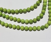 Apple Green Dyed Jade Rounds, 8mm
