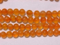 Carnelian Rounds, 4-5mm