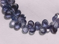 Iolite Briolettes, 7x5mm