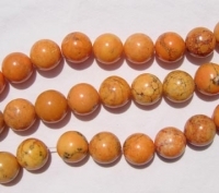 Magnesite Orange Rounds, 14mm