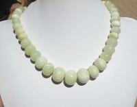 Celadon Jade Graduated Rondels, 10-20mm